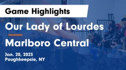 Our Lady of Lourdes  vs Marlboro Central  Game Highlights - Jan. 20, 2023
