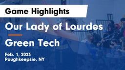 Our Lady of Lourdes  vs Green Tech  Game Highlights - Feb. 1, 2023
