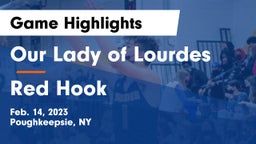 Our Lady of Lourdes  vs Red Hook  Game Highlights - Feb. 14, 2023