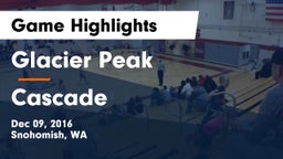 Glacier Peak  vs Cascade  Game Highlights - Dec 09, 2016