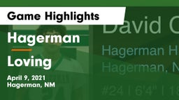 Hagerman  vs Loving  Game Highlights - April 9, 2021