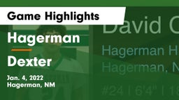 Hagerman  vs Dexter  Game Highlights - Jan. 4, 2022