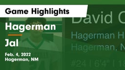 Hagerman  vs Jal  Game Highlights - Feb. 4, 2022
