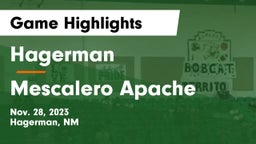 Hagerman  vs Mescalero Apache  Game Highlights - Nov. 28, 2023