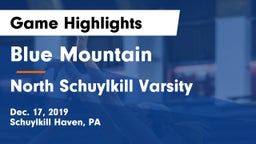 Blue Mountain  vs North Schuylkill Varsity Game Highlights - Dec. 17, 2019