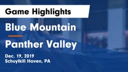 Blue Mountain  vs Panther Valley Game Highlights - Dec. 19, 2019