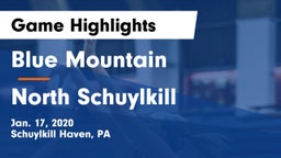Blue Mountain  vs North Schuylkill  Game Highlights - Jan. 17, 2020