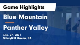 Blue Mountain  vs Panther Valley Game Highlights - Jan. 27, 2021
