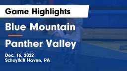 Blue Mountain  vs Panther Valley  Game Highlights - Dec. 16, 2022