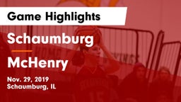 Schaumburg  vs McHenry  Game Highlights - Nov. 29, 2019
