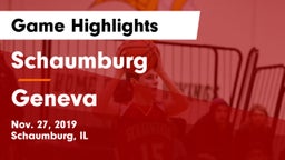 Schaumburg  vs Geneva  Game Highlights - Nov. 27, 2019