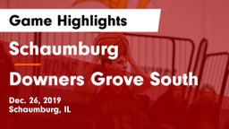 Schaumburg  vs Downers Grove South  Game Highlights - Dec. 26, 2019
