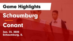 Schaumburg  vs Conant  Game Highlights - Jan. 23, 2020