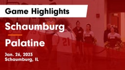 Schaumburg  vs Palatine  Game Highlights - Jan. 26, 2023