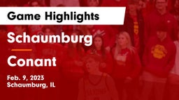 Schaumburg  vs Conant  Game Highlights - Feb. 9, 2023