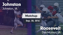Matchup: Johnston  vs. Roosevelt  2016