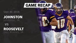 Recap: Johnston  vs. Roosevelt  2016