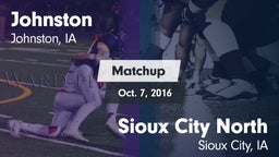 Matchup: Johnston  vs. Sioux City North  2016