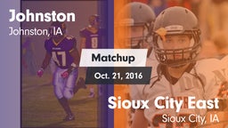 Matchup: Johnston  vs. Sioux City East  2016
