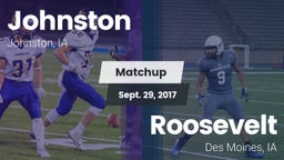 Matchup: Johnston  vs. Roosevelt  2017