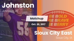 Matchup: Johnston  vs. Sioux City East  2017