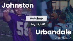 Matchup: Johnston  vs. Urbandale  2018