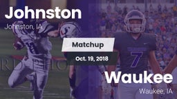 Matchup: Johnston  vs. Waukee  2018