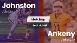 Matchup: Johnston  vs. Ankeny  2019