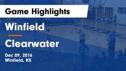 Winfield  vs Clearwater  Game Highlights - Dec 09, 2016