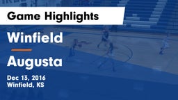 Winfield  vs Augusta  Game Highlights - Dec 13, 2016