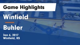 Winfield  vs Buhler  Game Highlights - Jan 6, 2017