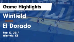 Winfield  vs El Dorado  Game Highlights - Feb 17, 2017