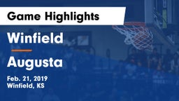 Winfield  vs Augusta  Game Highlights - Feb. 21, 2019
