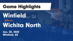 Winfield  vs Wichita North  Game Highlights - Jan. 30, 2020