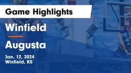 Winfield  vs Augusta  Game Highlights - Jan. 12, 2024