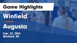 Winfield  vs Augusta  Game Highlights - Feb. 22, 2024