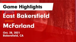 East Bakersfield  vs McFarland  Game Highlights - Oct. 28, 2021