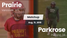 Matchup: Prairie  vs. Parkrose  2018
