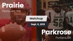 Matchup: Prairie  vs. Parkrose  2019