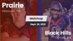 Matchup: Prairie  vs. Black Hills  2019