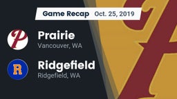 Recap: Prairie  vs. Ridgefield  2019