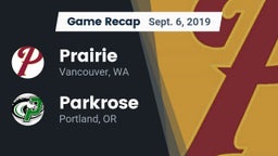 Recap: Prairie  vs. Parkrose  2019