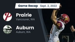 Recap: Prairie  vs. Auburn  2022