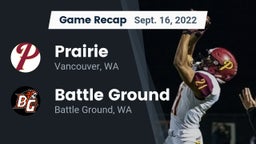 Recap: Prairie  vs. Battle Ground  2022