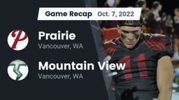 Recap: Prairie  vs. Mountain View  2022