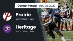 Recap: Prairie  vs. Heritage  2022