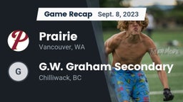 Recap: Prairie  vs. G.W. Graham Secondary 2023