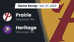Recap: Prairie  vs. Heritage  2023