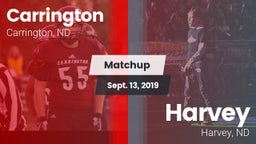Matchup: Carrington High vs. Harvey  2019