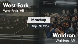 Matchup: West Fork vs. Waldron  2016